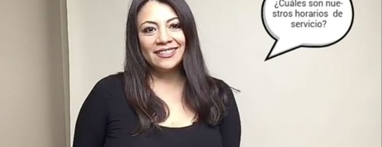 ¿Cuáles son nuestros horarios de...
